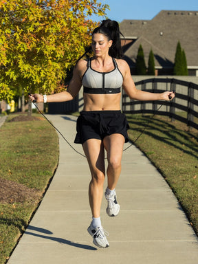 Sutiã Esportivo RainhaFit Cinza Ártico