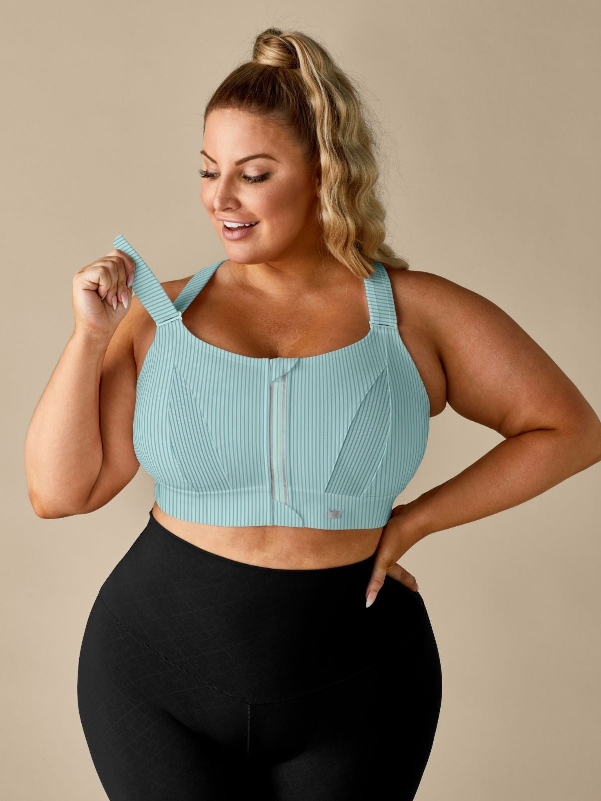 Sutiã Esportivo RainhaFit Azul Bahama